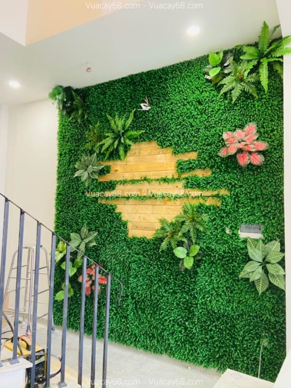 tường cây giả hcm