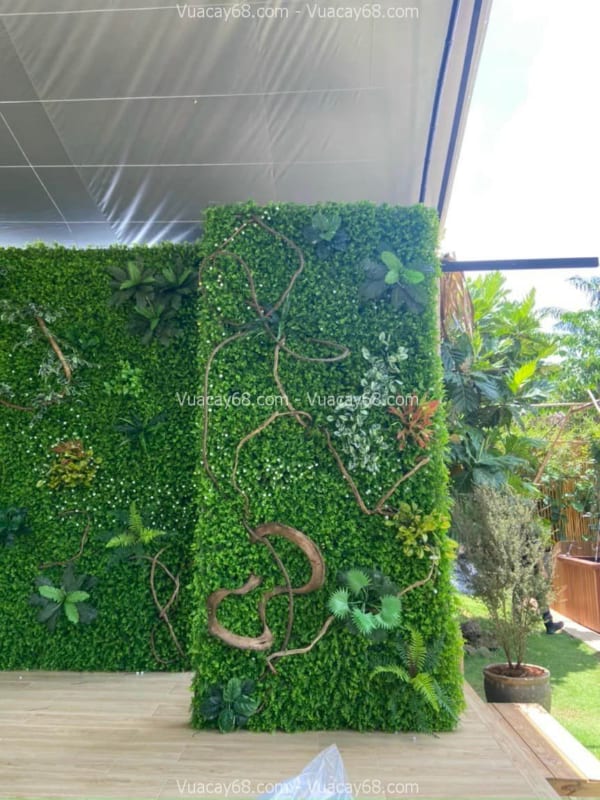 tường cây giả vũng tàu
