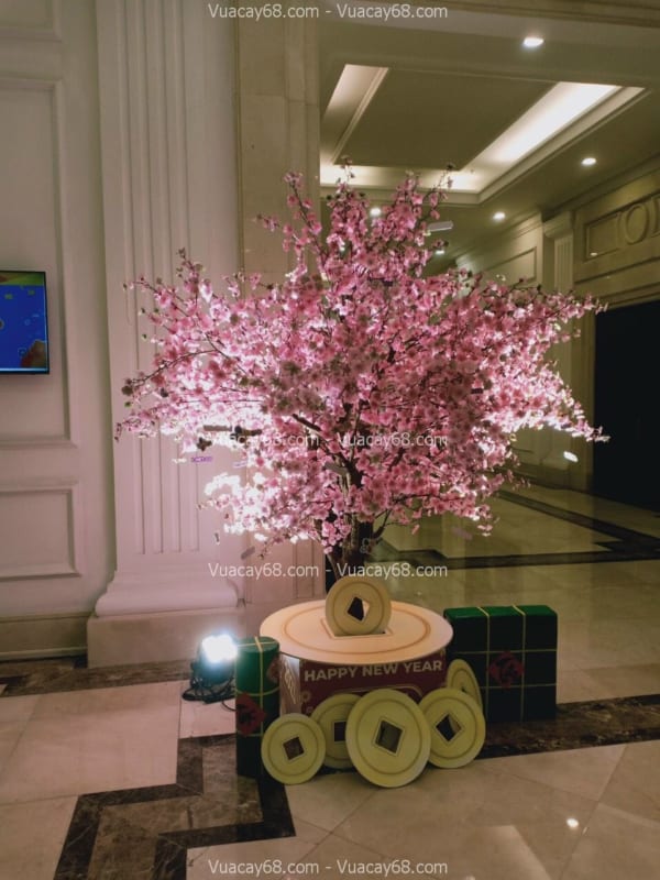 cây hoa anh đào giả trang trí tết