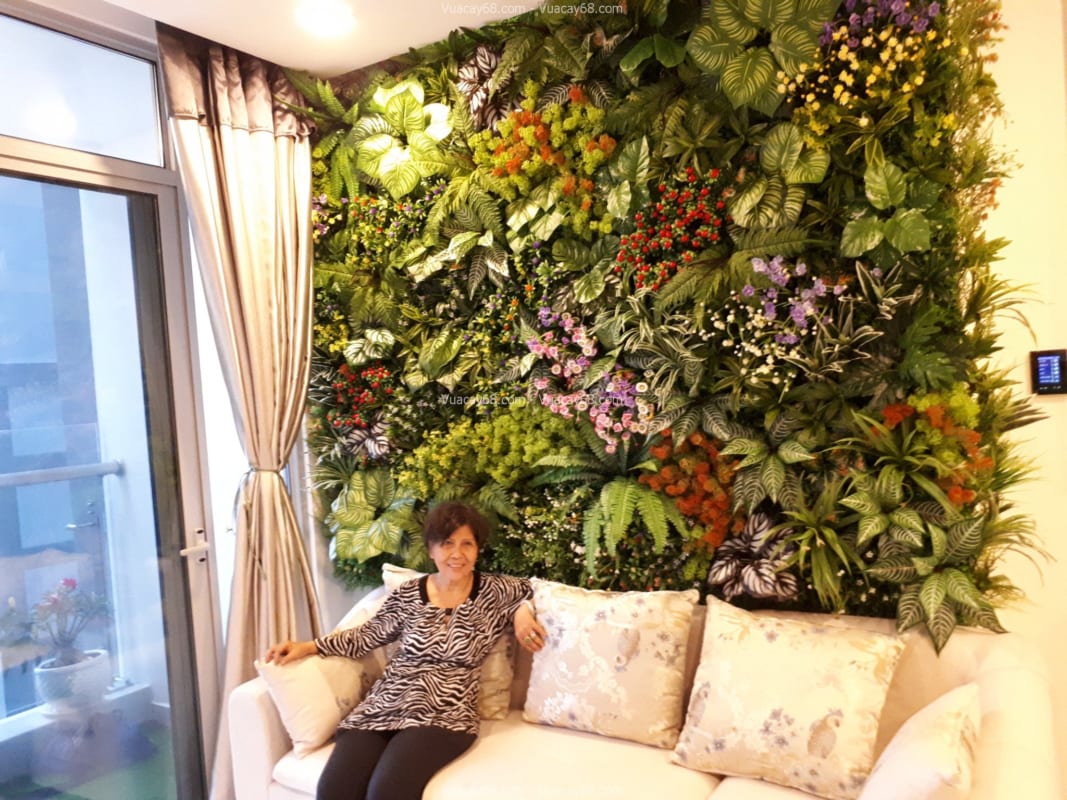 tường cây giả quận 1 hcm