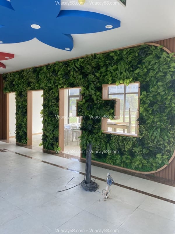 Tường cây giả quận 5 HCM