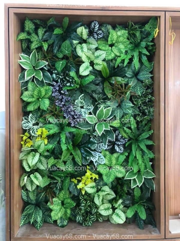 Tường cây giả quận 9 HCM