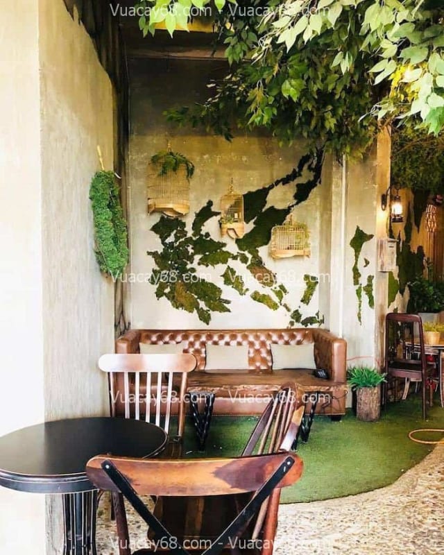 Decor cây giả cho quán nhà hàng Decor cây giả cho quán nhà hàng