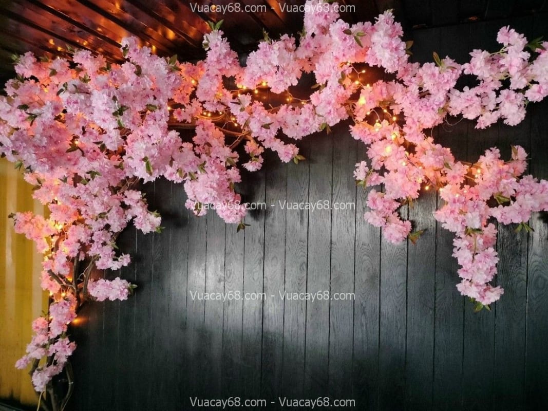 Decor cây giả cho quán nhà hàng Decor cây giả cho quán nhà hàng