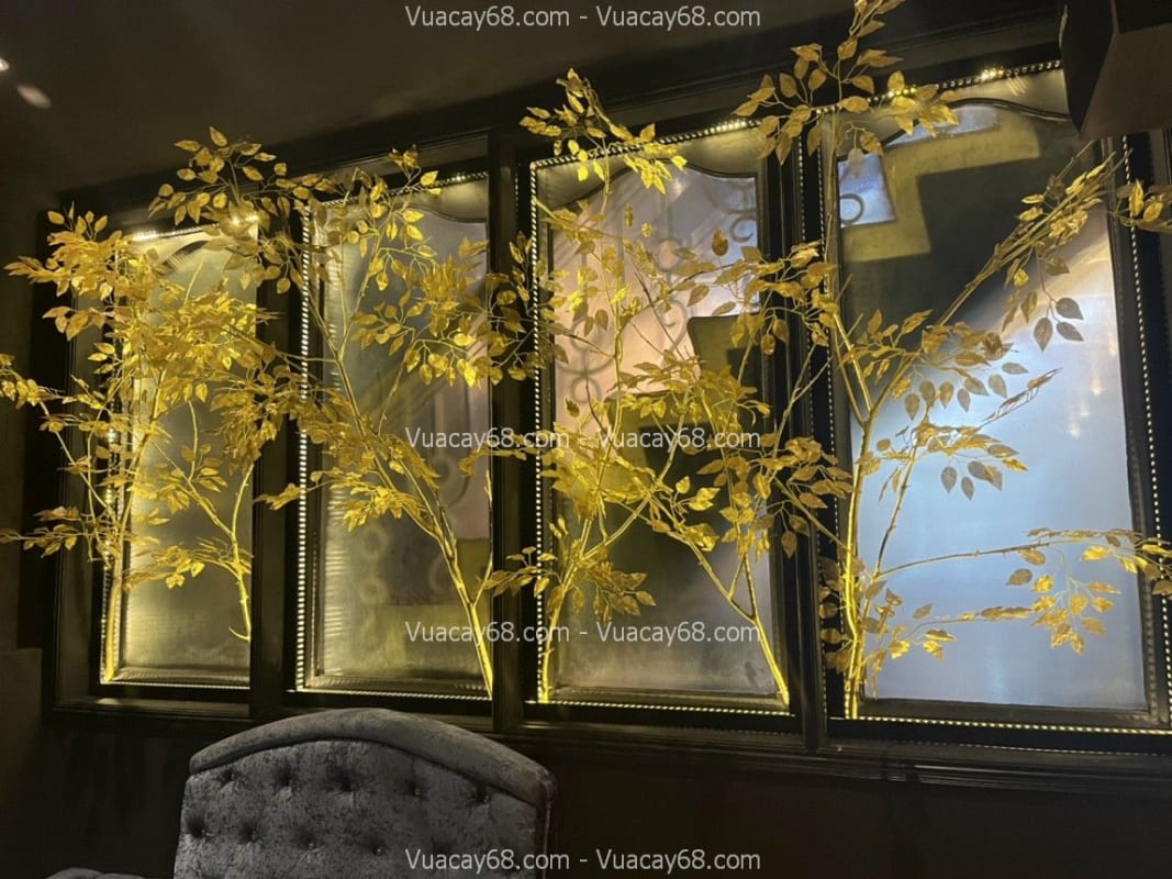 Decor cây giả cho quán nhà hàng Decor cây giả cho quán nhà hàng