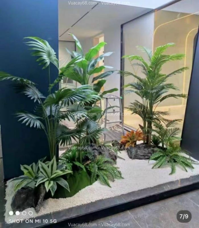 Tiểu cảnh cây giả tại Vũng Tàu