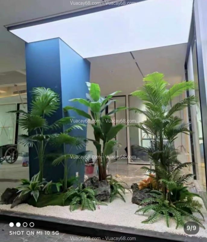 Tiểu cảnh cây giả tại Vũng Tàu